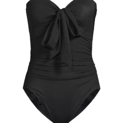 Women's SlenderSuit Multi-Way Bandeau High Leg One Piece Swimsuit