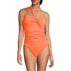 Women's SlenderSuit Multi-Way Bandeau High Leg One Piece Swimsuit