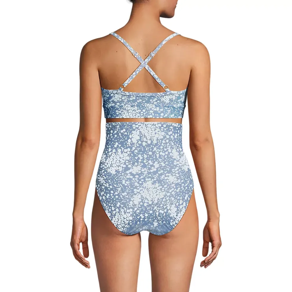 Women's SlenderSuit Pleated Bikini Top