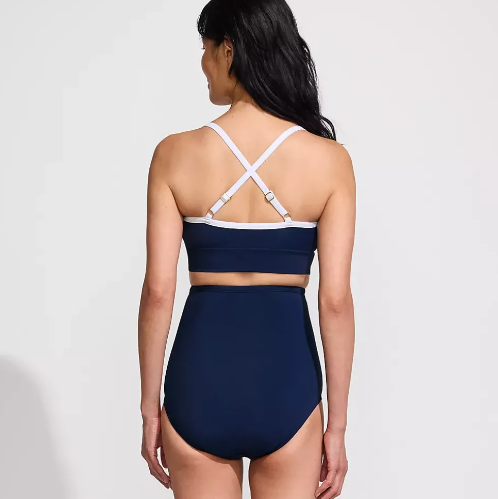 Women's SlenderSuit Pleated Bikini Top