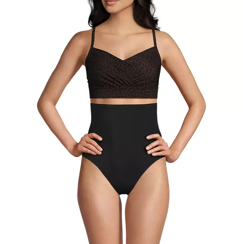 Women's SlenderSuit Pleated Bikini Top
