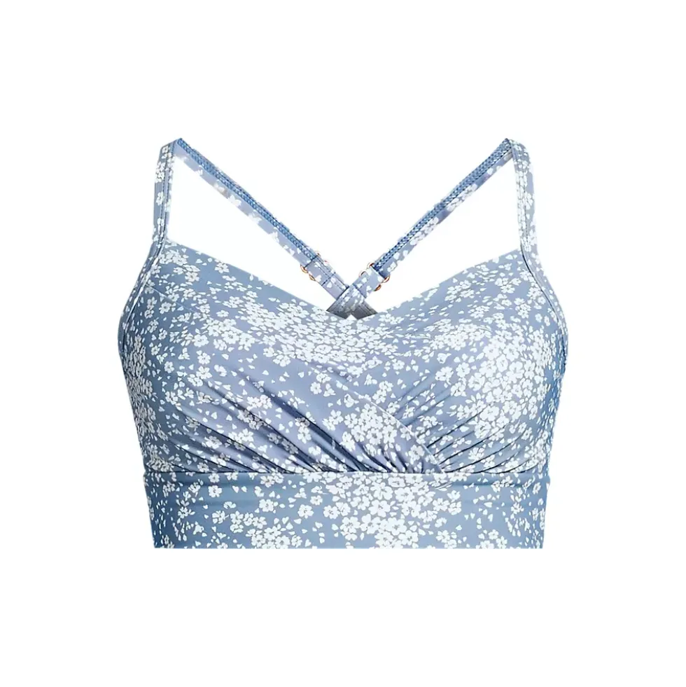 Women's SlenderSuit Pleated Bikini Top