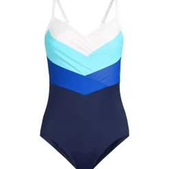 Women's SlenderSuit Pleated Low Leg One Piece Swimsuit