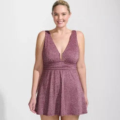 Women's SlenderSuit Shine U-Wire Swim Dress Swimsuit