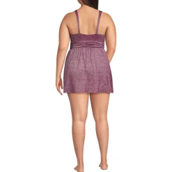 Women's SlenderSuit Shine U-Wire Swim Dress Swimsuit