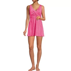 Women's SlenderSuit Shine Wrap Swim Dress Swimsuit