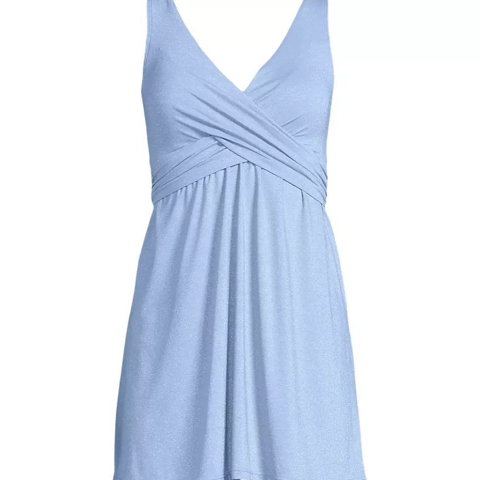 Women's SlenderSuit Shine Wrap Swim Dress Swimsuit