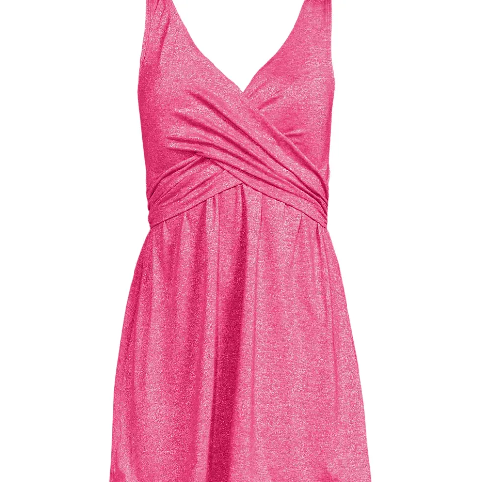 Women's SlenderSuit Shine Wrap Swim Dress Swimsuit