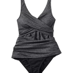 Women's SlenderSuit Shine Wrap Swim Dress Swimsuit