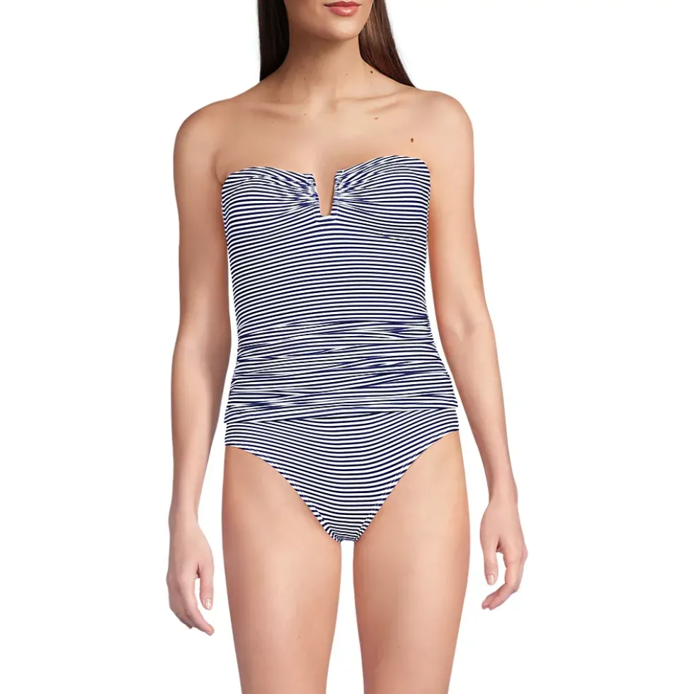 Women's SlenderSuit U-Wire Bandeau Tankini Top