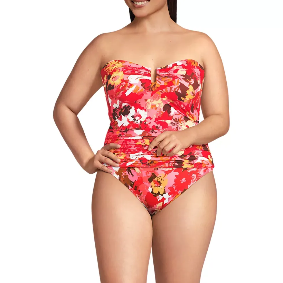 Women's SlenderSuit U-Wire Bandeau Tankini Top