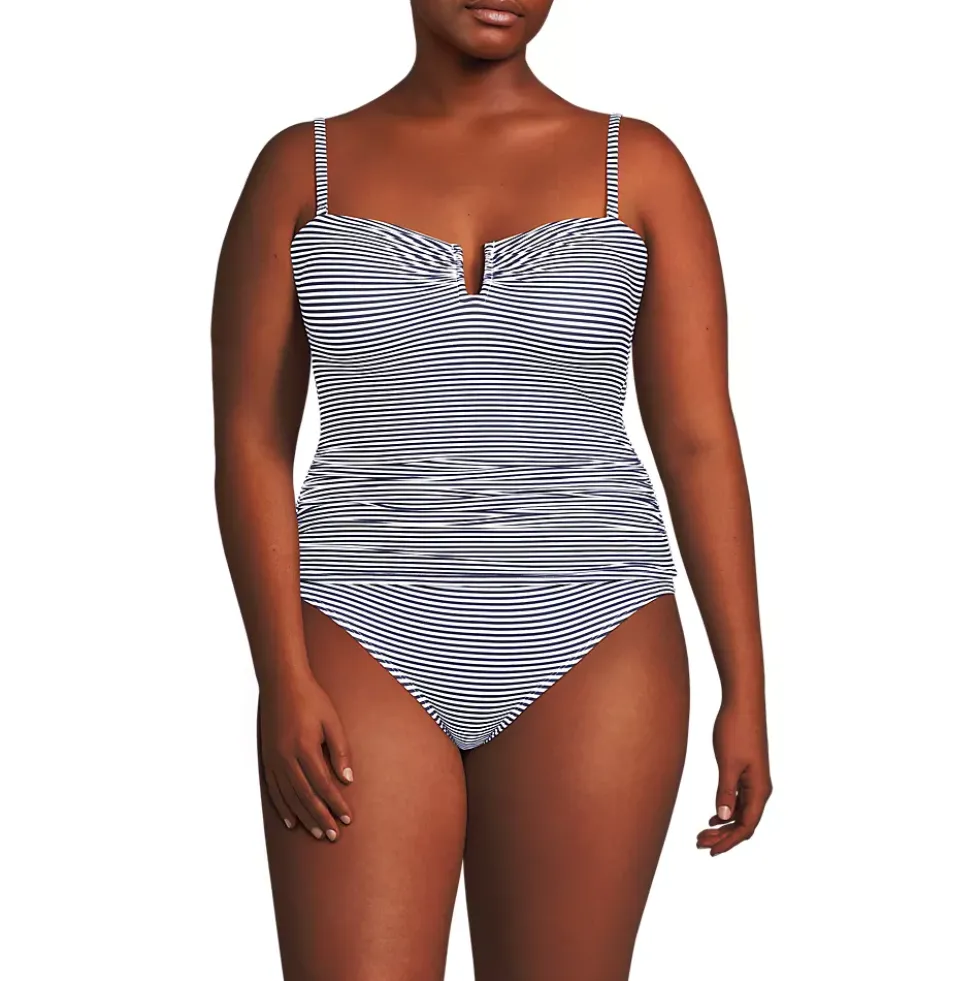 Women's SlenderSuit U-Wire Bandeau Tankini Top