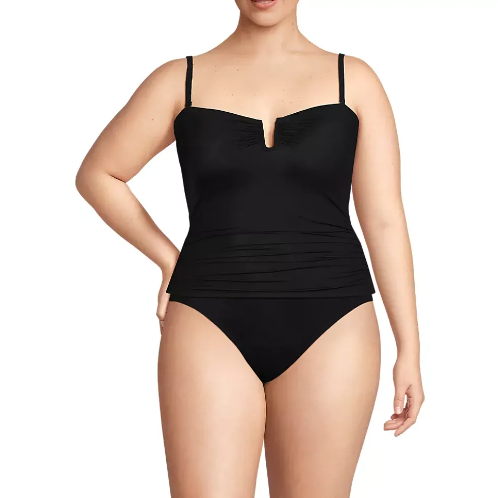 Women's SlenderSuit U-Wire Bandeau Tankini Top