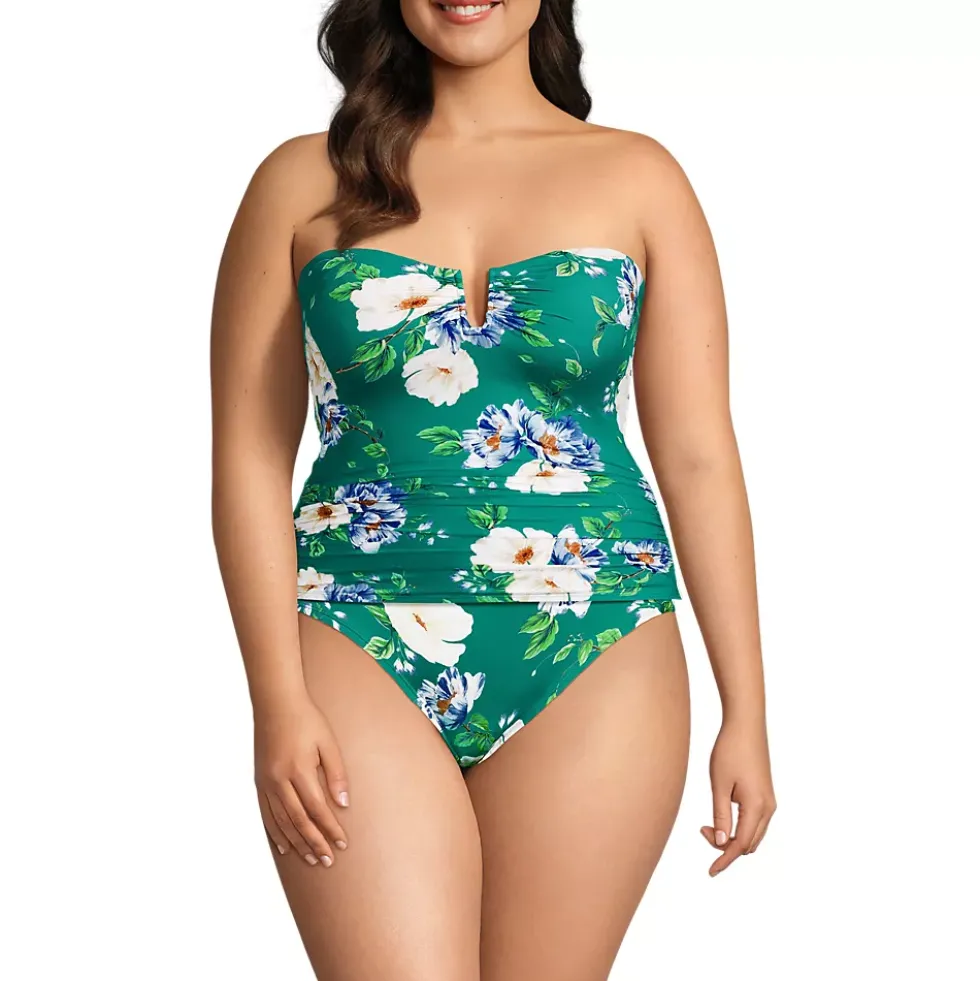 Women's SlenderSuit U-Wire Bandeau Tankini Top
