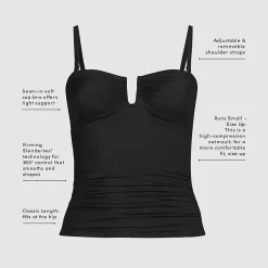 Women's SlenderSuit U-Wire Bandeau Tankini Top
