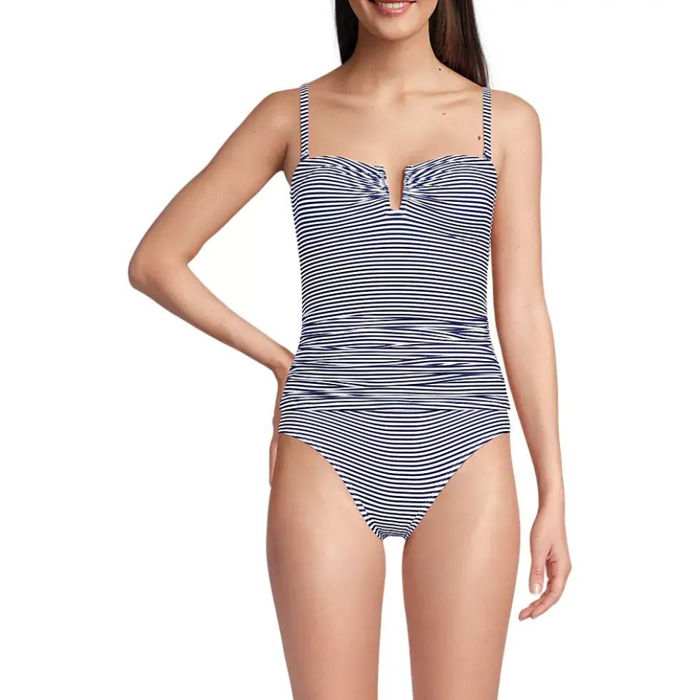 Women's SlenderSuit U-Wire Bandeau Tankini Top