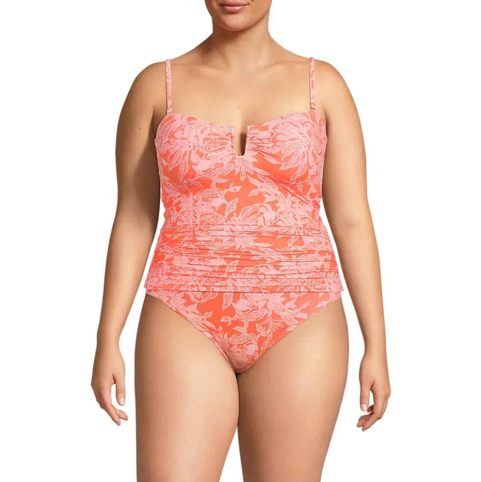 Women's SlenderSuit U-Wire Bandeau Tankini Top