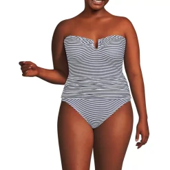 Women's SlenderSuit U-Wire Bandeau Tankini Top