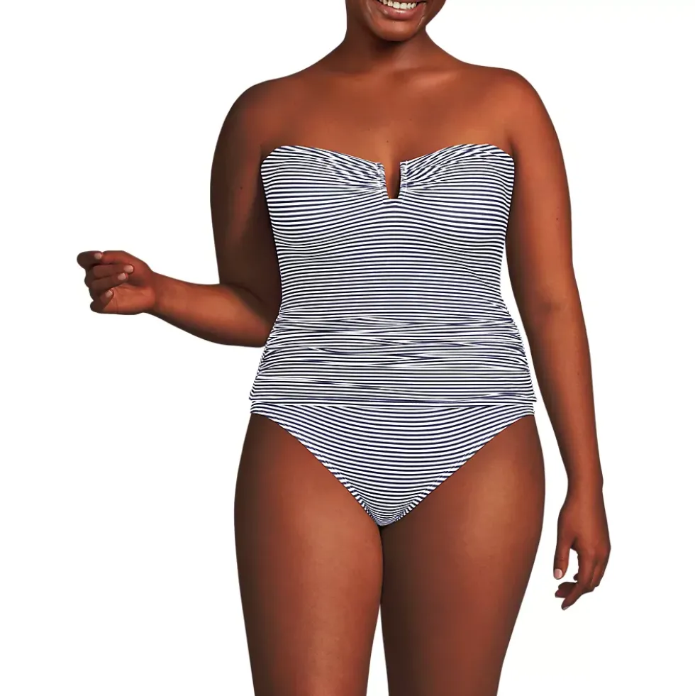 Women's SlenderSuit U-Wire Bandeau Tankini Top