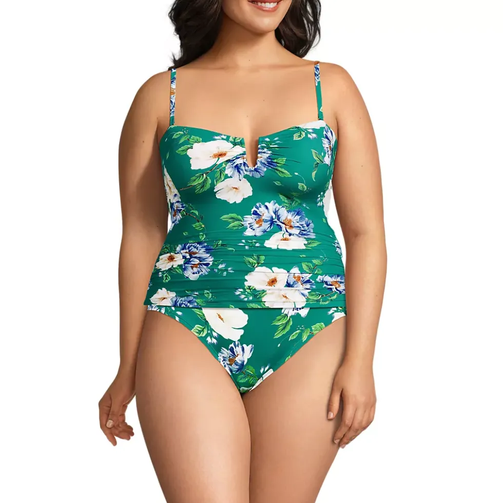 Women's SlenderSuit U-Wire Bandeau Tankini Top
