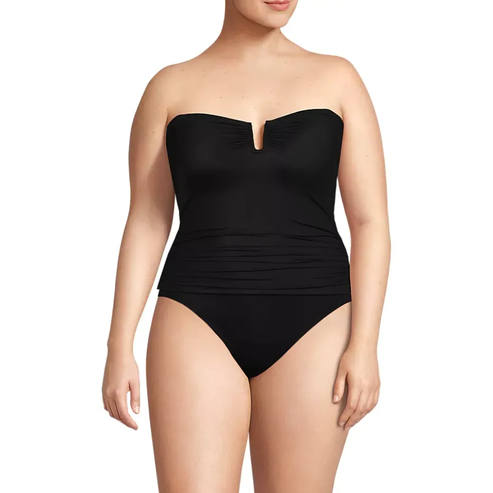 Women's SlenderSuit U-Wire Bandeau Tankini Top