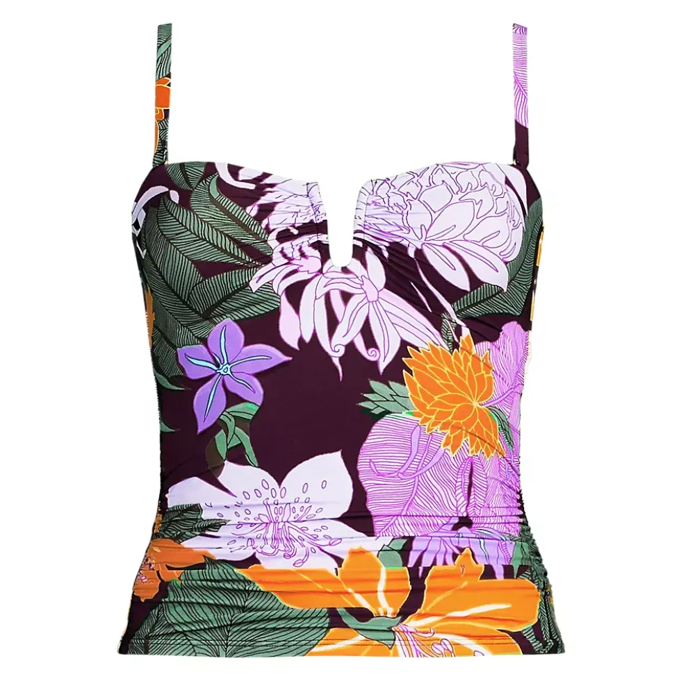 Women's SlenderSuit U-Wire Bandeau Tankini Top