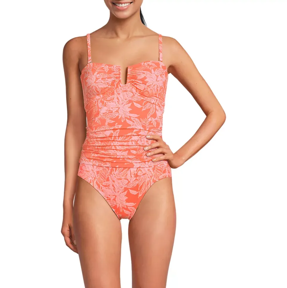 Women's SlenderSuit U-Wire Bandeau Tankini Top