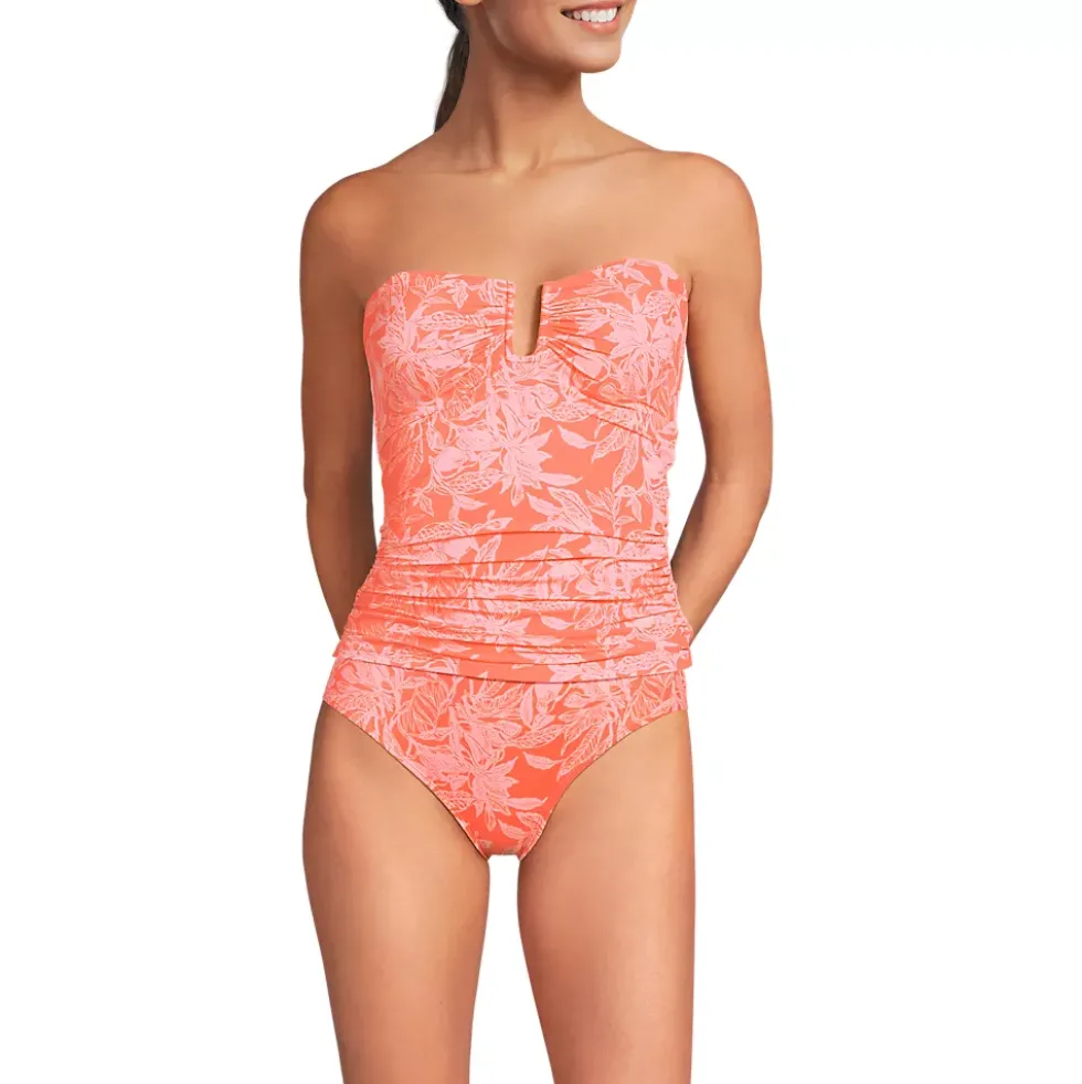Women's SlenderSuit U-Wire Bandeau Tankini Top