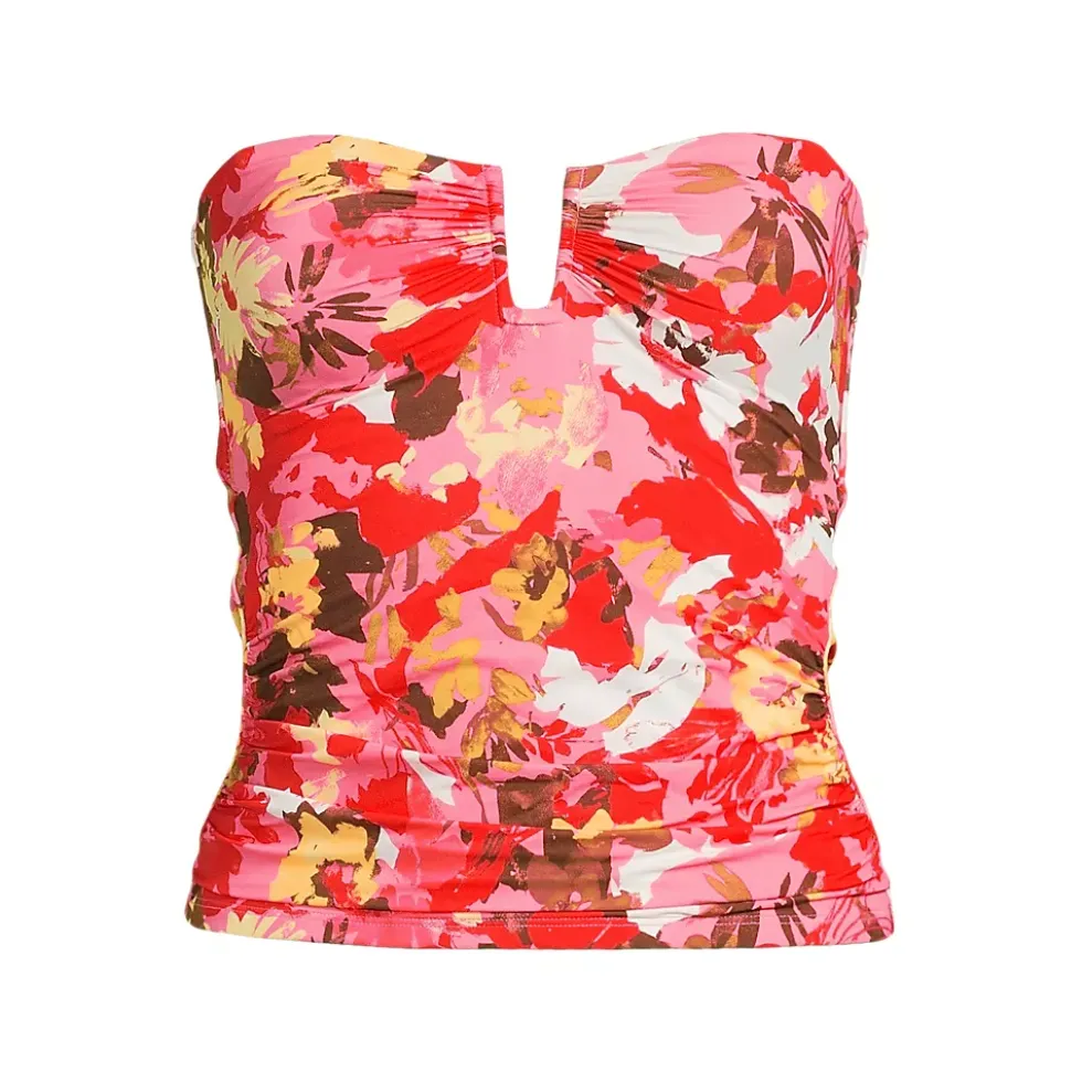 Women's SlenderSuit U-Wire Bandeau Tankini Top