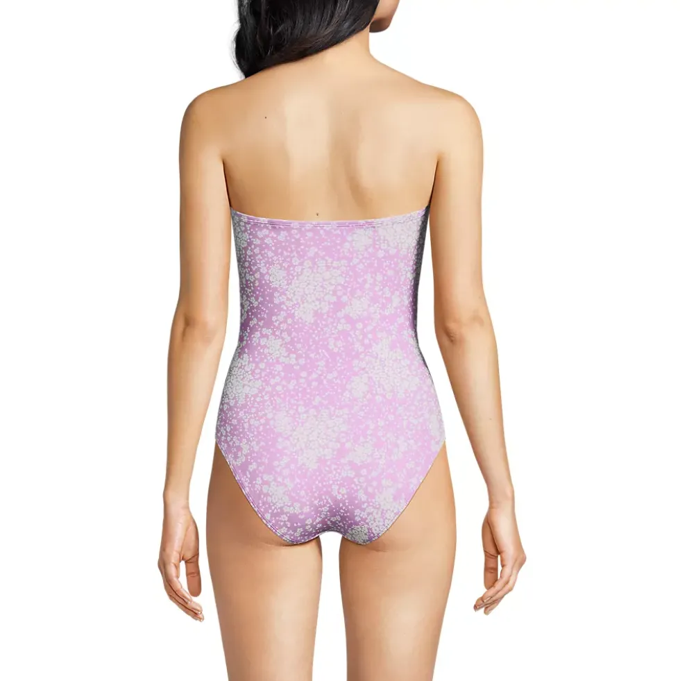 Women's SlenderSuit U-Wire Bandeau One Piece Swimsuit