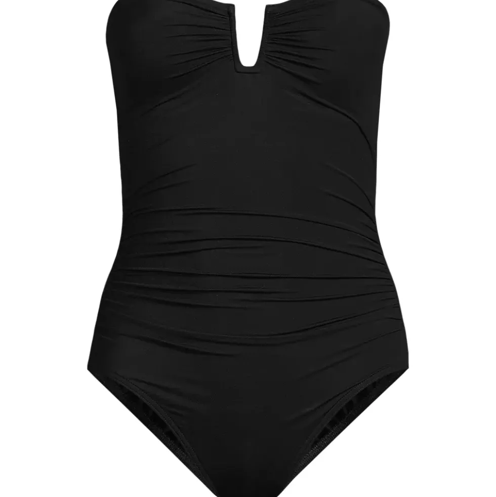 Women's SlenderSuit U-Wire Bandeau One Piece Swimsuit