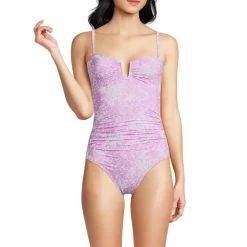 Women's SlenderSuit U-Wire Bandeau One Piece Swimsuit
