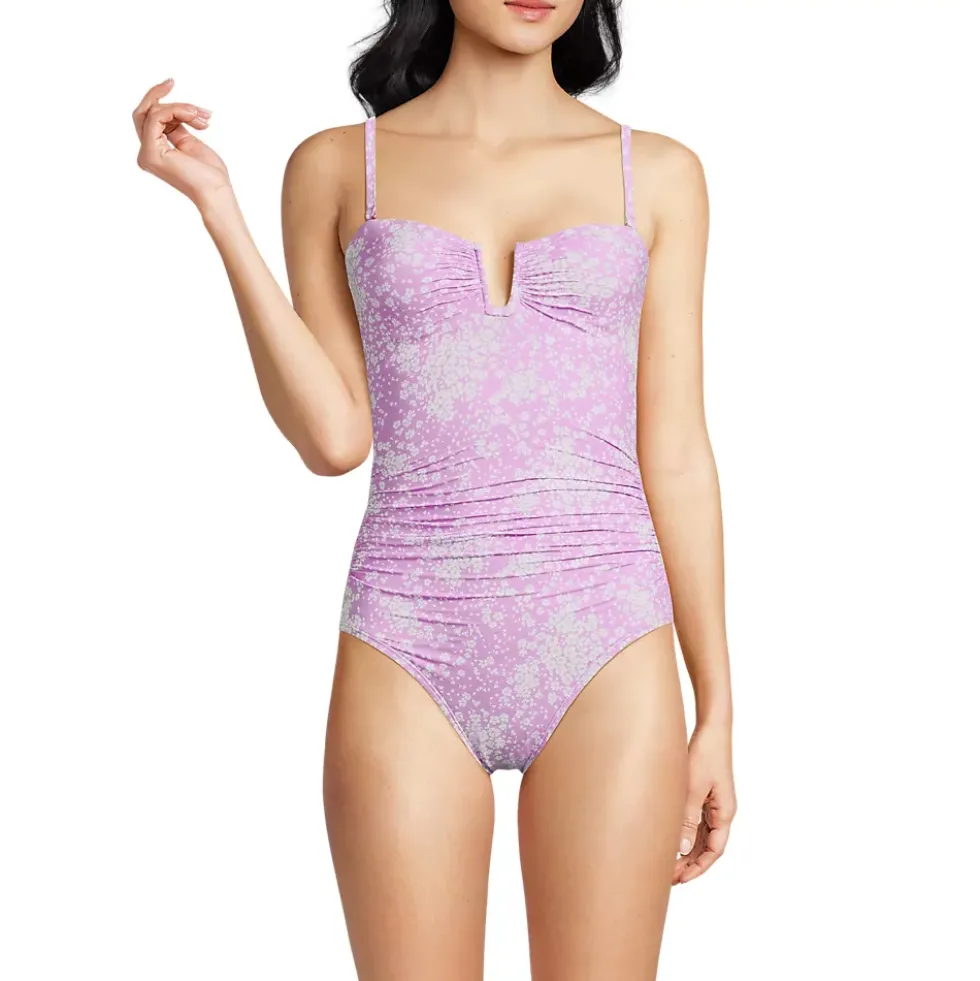 Women's SlenderSuit U-Wire Bandeau One Piece Swimsuit