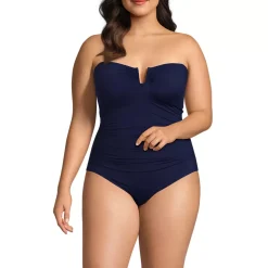 Women's SlenderSuit U-Wire Bandeau One Piece Swimsuit