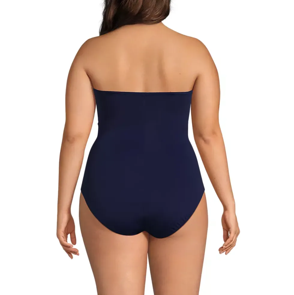 Women's SlenderSuit U-Wire Bandeau One Piece Swimsuit
