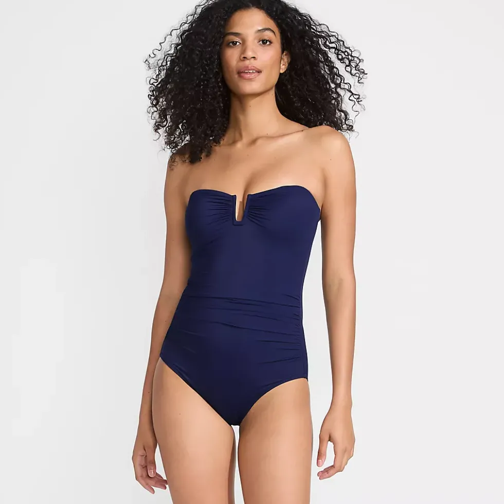 Women's SlenderSuit U-Wire Bandeau One Piece Swimsuit