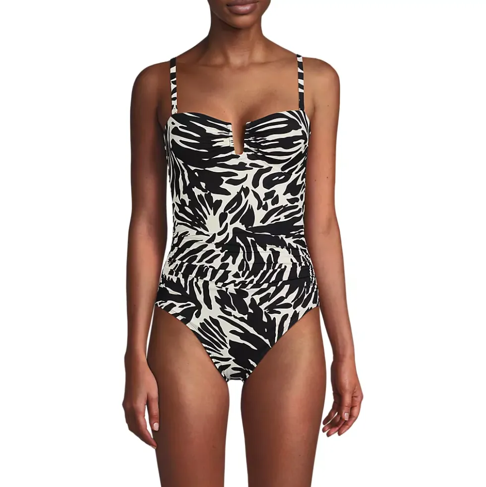Women's SlenderSuit U-Wire Bandeau One Piece Swimsuit