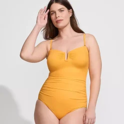 Women's SlenderSuit U-Wire Bandeau One Piece Swimsuit