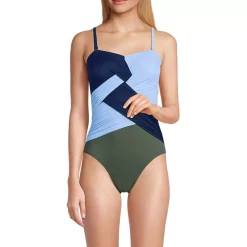 Women's SlenderSuit Wrap Bandeau One Piece Swimsuit