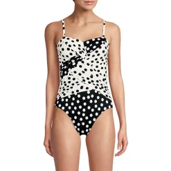 Women's SlenderSuit Wrap Bandeau One Piece Swimsuit