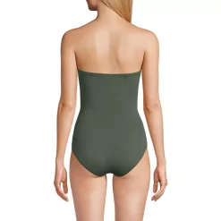 Women's SlenderSuit Wrap Bandeau One Piece Swimsuit