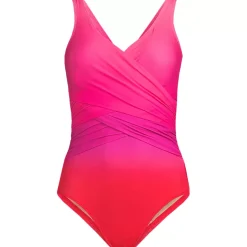Women's SlenderSuit Wrap One Piece Swimsuit