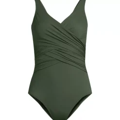 Women's SlenderSuit Wrap One Piece Swimsuit