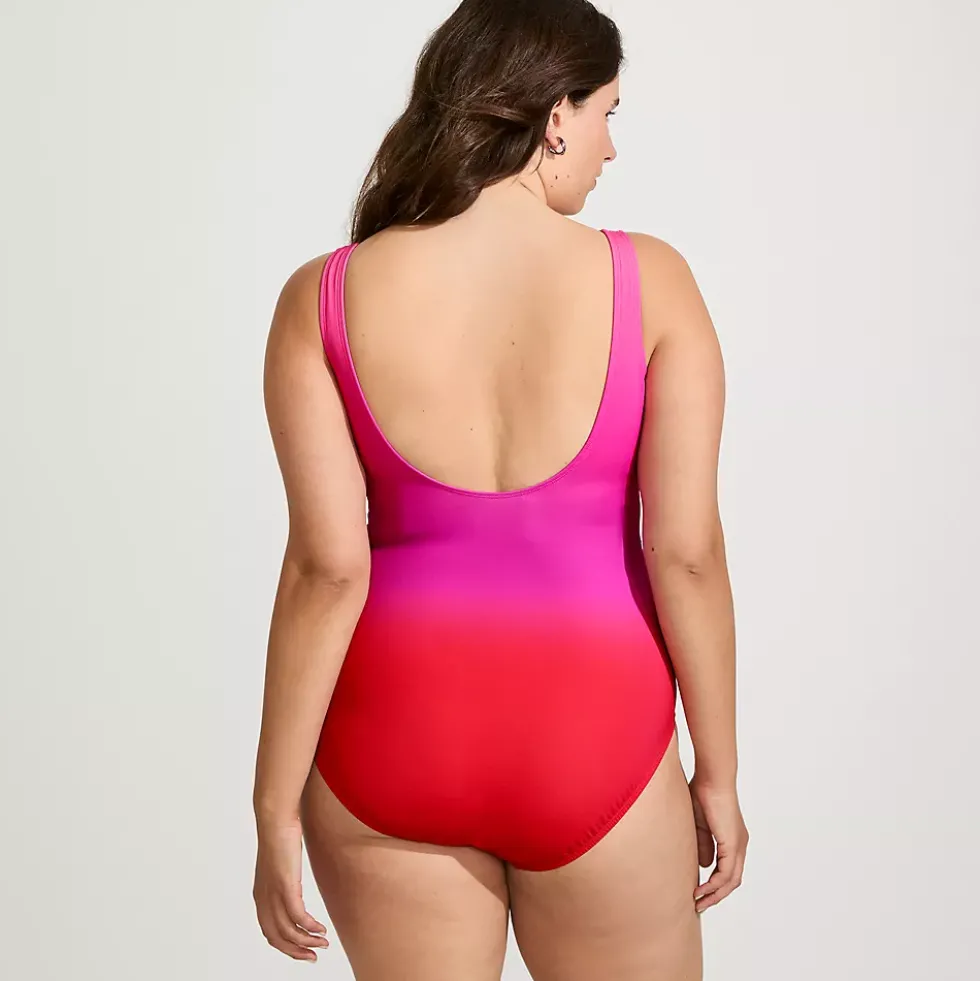 Women's SlenderSuit Wrap One Piece Swimsuit