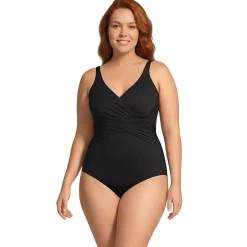 Women's SlenderSuit Wrap One Piece Swimsuit