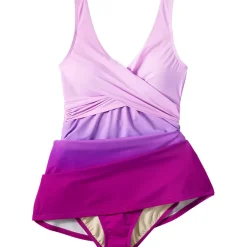 Women's SlenderSuit Wrap Swim Dress Swimsuit