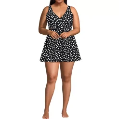 Women's SlenderSuit Wrap Swim Dress Swimsuit