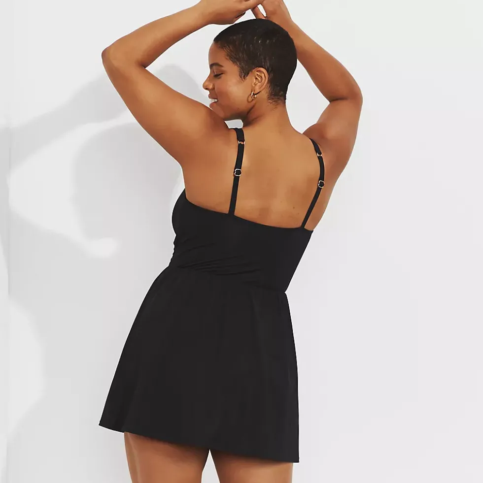 Women's SlenderSuit Wrap Swim Dress Swimsuit