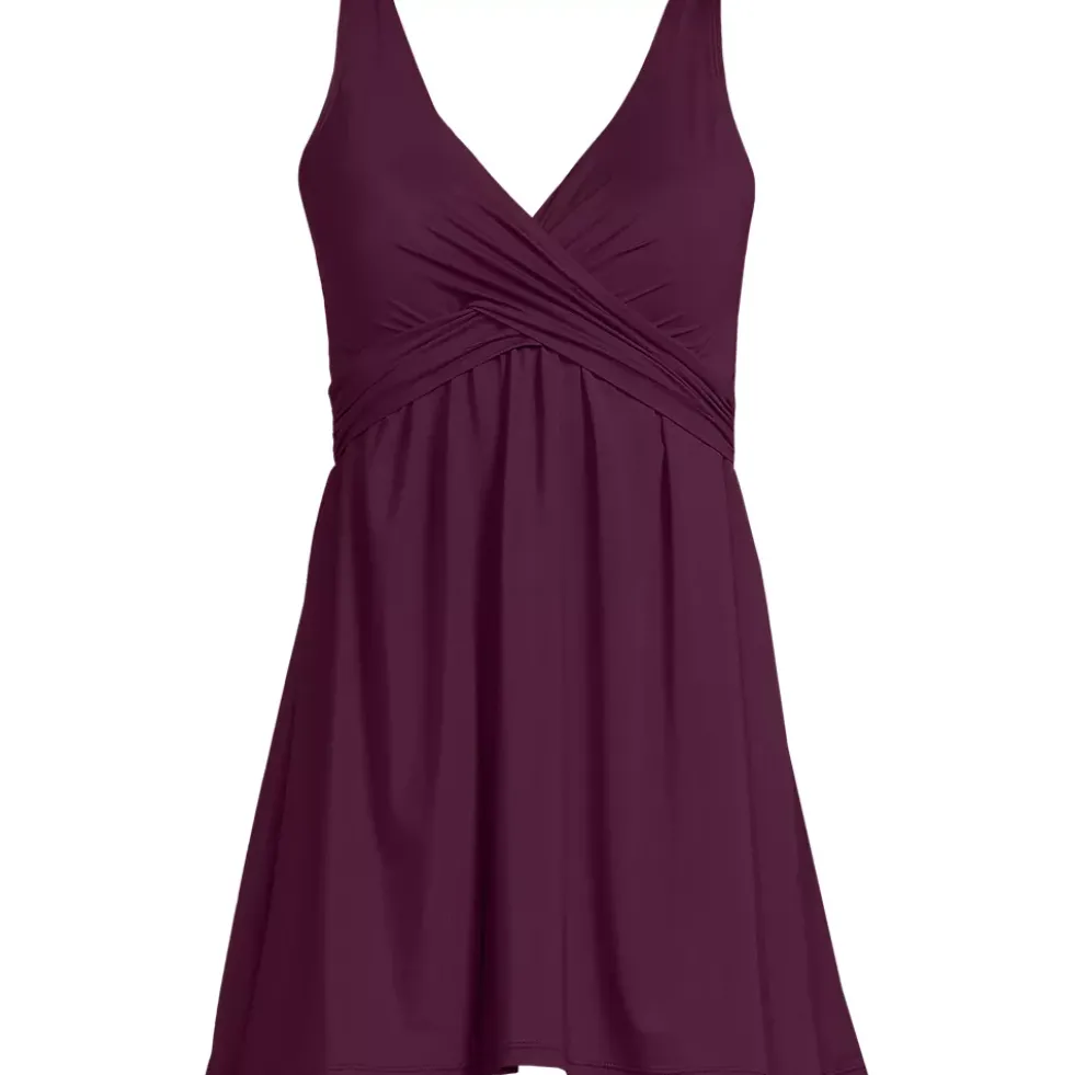 Women's SlenderSuit Wrap Swim Dress Swimsuit