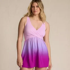Women's SlenderSuit Wrap Swim Dress Swimsuit